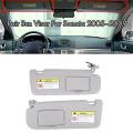 Pair Car Interior Sun Visor Shade Gray for Hyundai Sonata Nf 2005- 09