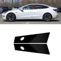 Car Window Pillar Posts Cover B Pillar Sticker for Tesla Model 3