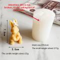 3d Simulation Rabbit Silicone Mold for Cake Candle Plaster Resin Mold