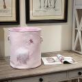 Laundry Basket Organizer Basket Drawstring Storage Swan Pattern