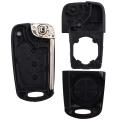 3 Buttons Flip Folding Remote Key Shell Case for Hyundai I20 I30 I35