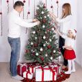 Sublimation Christmas Tree Skirt 45 Inch Black White Plaid