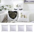 White Plain Sublimation Blanks Pillow Case Cushion Cover Pillowcase