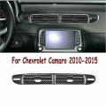 Central Console Panel Carbon Fiber for Chevrolet Camaro 2010-2015