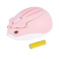 Hamster Shape 2.4ghz Wireless Mouse Pink Mouse Pc Notebook Kids Gift