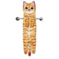 Cat Funny Hand Washing Towel Bathroom Kitchen Lovely Decorative,c