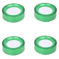 Green Plastic 7cm Dia Sponge Finger Wet Money Cashier 2 Pcs