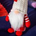 Christmas Decoration Ideas, Lattice Faceless Doll (white Hat Models)