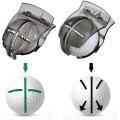 Golf Line Drawing Tool Set 4 Golf Ball Stamper with 4 Marker Pens