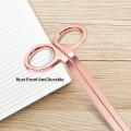 Candle Wick Cutter Stainless Steel Wick Cutter Scissors Rose Gold