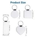 20 Pieces Sublimation Blank Keychains Pendant for Diy Crafts Making