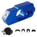 Cnc Handle Grip Security Scooter Safety Locks for Xiaomi M365,blue
