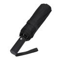 12 Ribs Travel Umbrella with Ptfe Canopy, Lengthened Handle (black)