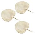 Baby Mosquito Repellent Fan Summer Manual Straw Hand Fans Palm Leaf