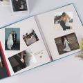 Photo Album Self Adhesive Scrapbook for Wedding/family Blue