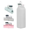 600ml Outdoor Silicone Collapsible Water Bottle Water Bottles,pink