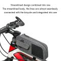 Bicycle Saddle Bag Waterproof Reflective Bike Seatpost Bag Black