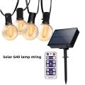 G40 Solar String Lights with Remote Control for Party 9.5m 25 Bulbs