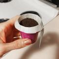 100pcs Disposable K-cup Paper Filter with Lid