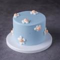 6inch Silicone Cake Model Embryo Birthday Cake Window Display (a)