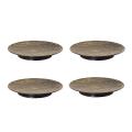 4 Pack Candle Holders for Pillar Candles Tea Light,dinner Decoration