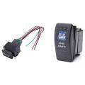 Red Pilot Lamp 4 Wired Fog Light Switch for Nissan Black