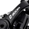 Zoom Bicycle Mechanical Caliper Disc Brakes Double Brake,red Rear