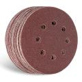 20pcs 5-inch 8-hole Hook and Loop Sanding Discs Set, Durable