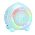 Kids Alarm Clock for Kids Color Night Light, Adjustable White