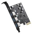 Pci-e to Usb3.0+type C Expansion Card (pcie Card)3 Ports