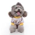 Heart Shaped Dog Print Pet Pajamas for Dogs,fleece Dog Jumpsuit -m