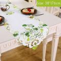 Table Runner, Embroidered Table Flags for Home Tabletop Decoration