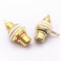 40pcs Gold Plated Rca Terminal Jack Plug for Amplifier Speaker
