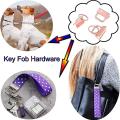 1 Inch Key Chain Hardware with Key Ring for Webbing Wristlets B