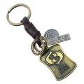 Keychains Constellation Tag Key Pendant Retro Key Chain(pisces)