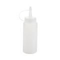 Plastic Squeeze Bottle Condiment Dispenser White 6oz