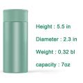 Cute Water Bottle-insulated Vacuum Vial-leakproof & Anti-spill,green