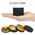 Aluminum Herb Grinder Rubber Paint Inside - Large Capacity 2.48 Inch