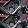 For Bmw 5 Series G30 2018-22 Carbon Fiber Car Water Cup Holder Cover