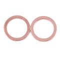 10* 12mm X 17mm X 1.5mm Copper Crush Washer Flat Ring Gasket Fitting