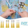 100pcs Gold Bookmark Tassels for Jewelry Making, Diy Projects
