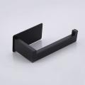 Black Stainless Steel Tissue Holder Set Tissue Holder with 2 Hooks