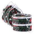 4 Pack Christmas Wreath Container 30 Inch,storage Bag(transparent)