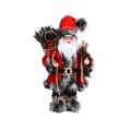 30cm Home Big Santa Claus Doll for Christmas New Year Kids Gift -a