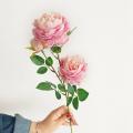 3 Heads Artificial Flowers Peony Bouquet Silk Flowerspink