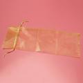 Packaging Organza Wine Bag, Transparent Mesh Gift Bag (gold,30pcs)