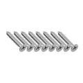 6pcs Swivel Pad Hook Wall Mounted Hook Stainless Steel(with Screws)