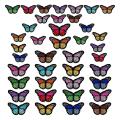 40 Pcs Butterfly Ironing Patches, for Arts Crafts Diy Decor, Jackets