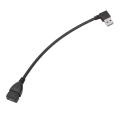 Usb 3.0 Angle 90 Degree Extension Cable Male to Female Adapter Right