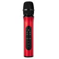 Bluetooth Karaoke Mic Dual Speake for Pc Iphone Android Red